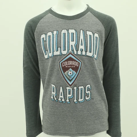 Colorado Rapids Official MLS Adidas Kids Youth Size Long Sleeve Shirt New Tags Cover