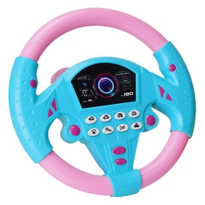 Kids Steering Wheel Toys Simulated Sound Driving Pretend Play Toy Car Controller - Picture 1 of 11