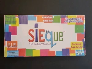 SiEque™ Cool Math Games for Kids & Adults -Multiplication Fun Board Game NEW - Picture 1 of 6