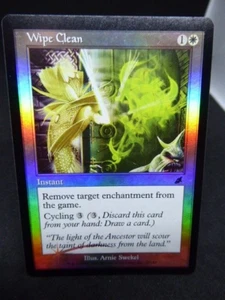 Magic The Gathering - Wipe Clean - FOIL - Scourge Card -1993-2003 - Picture 1 of 2