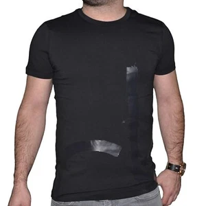 T SHIRT CALVIN KLEIN HOMME CK303312 NOIR - Imagen 1 de 1