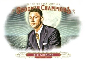 2018/19 UPPER DECK BEN SIMMONS GOODWIN CHAMPIONS #75 NBA RC BASKETBALL CARD - Picture 1 of 4