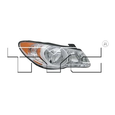 Conjunto de faros TYC para 07-09 Elantra 20-6811-00-9 Foto 1 de 4