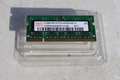 HYMP564S64BP6-C4 GENUINE HYNIX LAPTOP MEMORY 512MB PC2-4200S (CA66) - Image 1 of 2