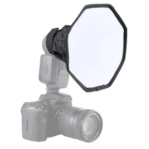 20cm Foldable Soft Flash Light Diffuser Softbox Cover Photography Flash Kit - Picture 1 of 10