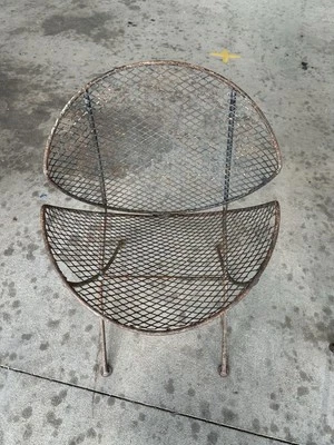 De colección Maurizio Naranja Rebanada Almeja Concha Patio MCM TEMPESTINI Hierro Forjado Foto 1 de 4