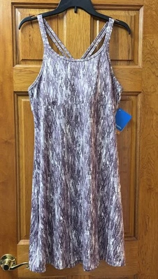 Sujetador incorporado Columbia púrpura para mujer Grass Valley vestido activo talla L NUEVO Foto 1 de 2