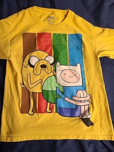 Adventure Time Jake And Finn Cartoon Network TV Series Youth XL (14/16) T Shirt - Picture 1 of 12