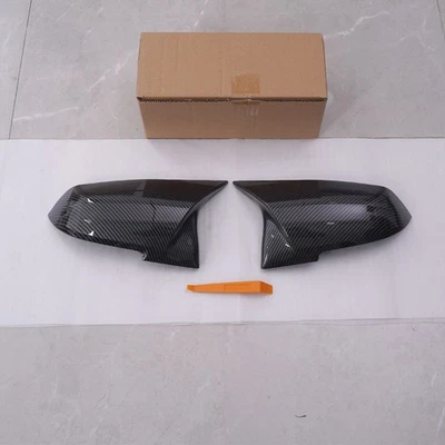 2x Tapa de cubierta de espejo lateral estilo fibra de carbono para BMW Serie 2 F22 Coupé F23 230i Foto 1 de 4