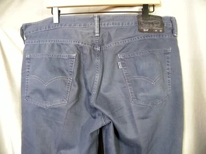 Levi’s 514 Jeans Mens 35x30 Actual 36x30 Straight Leg Light Wash White Tag - Picture 1 of 8