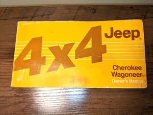 1987 Jeep Cherokee Wagoneer 4x4 Owner's Manual from my Dad's Estate - Bild 1 von 15