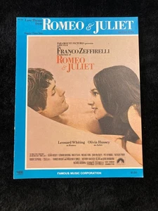 ~ROMEO & JULIA~ 1968 Noten Rahmenbar Olivia Hussey NEAR MINT/MINT- - Bild 1 von 4