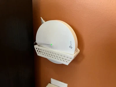 TP-Link Deco M5 Wall Mount – Durable Plastic Bracket for Space-Saving Mount - Image 1 of 3