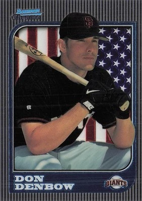 1997 Bowman Chrome #199 Don Denbow International - Image 1 of 2