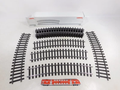 Märklin Gauge 1 AC 10x 5935 Track Rail curved R = 1020 MM Top + Box #EH438-4 - Image 1 of 4