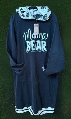Lazy One Mama Bear Oversized Snuggie L/XL With Hoodie/ Stay Warm This Winter - Image 1 of 4
