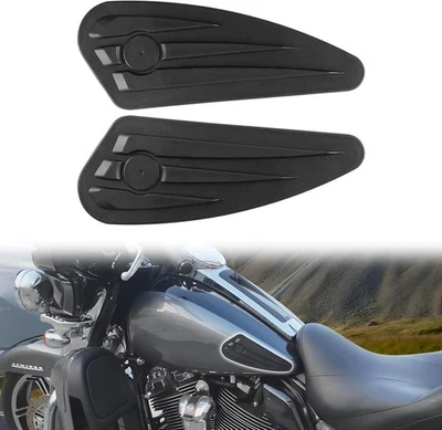 Motorcycle Tank side Gas Pad Knee Grips Protector For Harley-Davidson All Years - Image 1 of 4