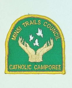 Minsi Trails Council Catholic Camporee Boy Scout Patch - Picture 1 of 2