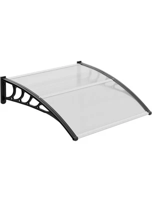 30/40/80" Edition Awning Polycarbonate Front, Window Canopy Door Patio Cover - Image 1 of 4