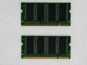 512MB (2X256MB) MEMORY 32X64 PC2700 333MHZ 2.5V DDR 200 PIN SO DIMM - Picture 1 of 1