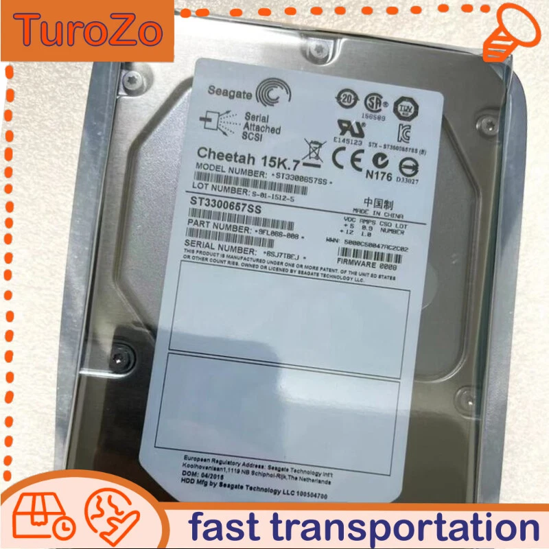 Seagate Cheetah 15K.7 ST3300657SS 300GB 15K 16MB SAS 6Gb/s 3.5" Hard Drive - Image 1 of 4