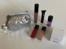 NEW! MAC COSMETICS 7-PCS BAG OF FAB FAVORITES AND SEQUIN POUCH SET