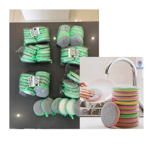 Job Lot Clearance Kitchen Bathroom Sponge Cleaner Scourer Pad - Picture 1 of 7