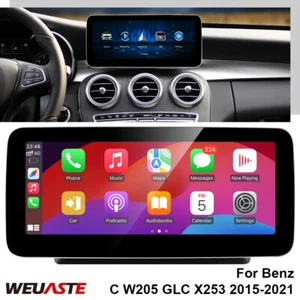 Fit For Mercedes Benz C W205 2015-21 10.25'' Car Multimedia Screen Carplay Wifi - Picture 1 of 12