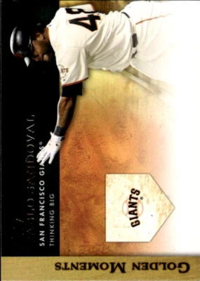 2012 Topps Pablo Sandoval #GM-7 Golden Moments San Francisco Giants 8P - Image 1 of 2