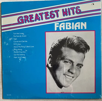 SEALED!! Fabian The Greatest Hits Of Fabian 1981 Vinyl LP NEW!! Quality sv 2105 - Image 1 of 2