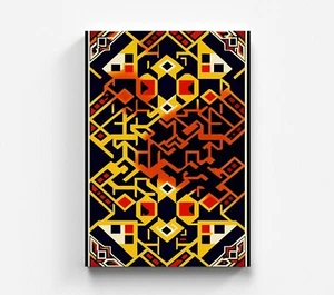 Boho Leinwand Graffiti Farbig Leinwandbild Modern Kunst Wandbild Art Bild - Bild 1 von 7
