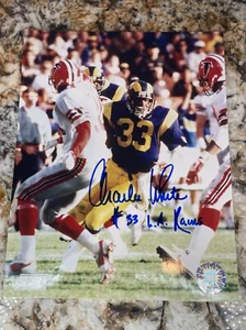 Charles White  Autograph Signed 8x10 Photo Los Angeles Rams Rare HTF Football - Picture 1 of 2