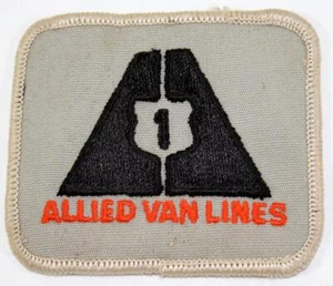 Vintage Allied Van Lines Trucker Driver Uniform Patch - Picture 1 of 3
