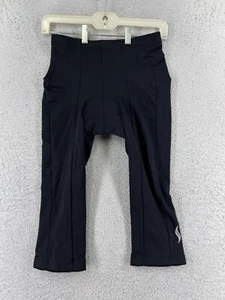 Shebeest Cycling Capri Womens Medium Black Nylon Blend Padded Chamois Tights - Picture 1 of 15