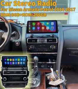 Radio táctil estéreo GPS Carplay FM de 12,3" para Nissan Armada 2014-2017 256G ROM - Imagen 1 de 24