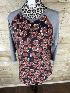 LuLaRoe Size M NEW NWT Randy Baseball Raglan - Picture 1 of 6