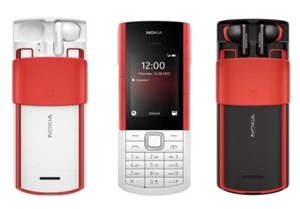 Nokia 5710 XpressAudio 4G 2.4"Built-in Wireless Earbuds Black Phone By FedEx - Picture 1 of 2