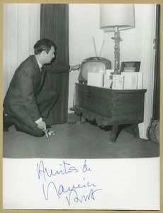 Maurice Ronet (1927-1983) - Rare grande photo signée en personne - Cannes 1981 - Picture 1 of 1