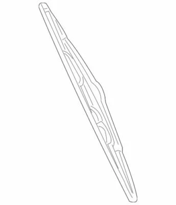 Limpiaparabrisas original Saab 2008-2011 9-3 9-3X 9-5 12781786 Foto 1 de 2