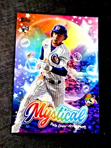 2024 Topps Update Series Mystical Rookie Pete Crow-Armstrong RC #MYS-15 COME NUOVO - Foto 1 di 9