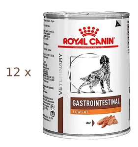 12 x 420 g Royal Canin Gastrointestinal Low Fat (€ 10,45/kg) Mousse für Hunde - Bild 1 von 1