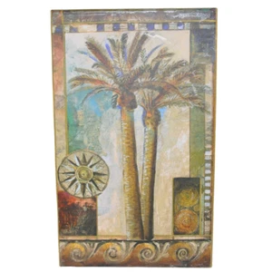 Palm Tree John Douglas Tri-Coastal Design 5 Photo Book Album W/ Box 4x6" Formats - Picture 1 of 6