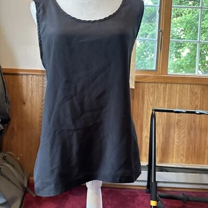 XL Long Black Dressy Tank - Picture 1 of 2