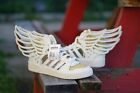 Size 13 Adidas Jeremy Scott Wings 2.0 White Clear Cut Out See Through M29012
