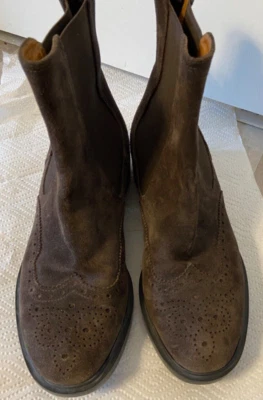 Botas Cortas Fratelli Rossetti One Marrón Gamuza Forro Cuero 38 Med $895 Foto 1 de 4