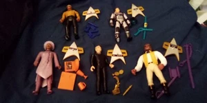 Playmates: Star Trek Generations -- Kirk, La Forge, Pirate Worf, Guinan, Soran - Picture 1 of 1