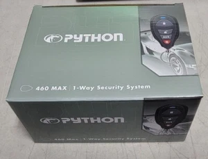 PYTHON 3105P 1-WAY 1/4-MILE RANGE SECURITY SYSTEM W/ 2 4-BUTTON REMOTE CONTROLS - Picture 1 of 1