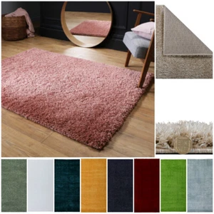 MODERN Extra Large rugs 200x270 grey living room fluffy rugs large shaggy rug - Picture 1 of 53