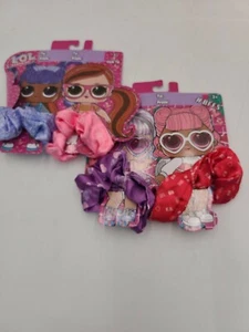 LOL SURPRISE HAARGUMMIS SCRUNCHIES PFERDESCHWANZHALTER NEU 2ER PACK SATIN  - Bild 1 von 1