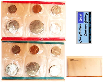 Vintage 1979⌛US Mint Set w/Envelope🪙2 SBA CuNi Clad $1's P&D - Image 1 of 4